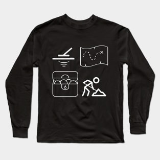 Treasure Hunting Tools Long Sleeve T-Shirt